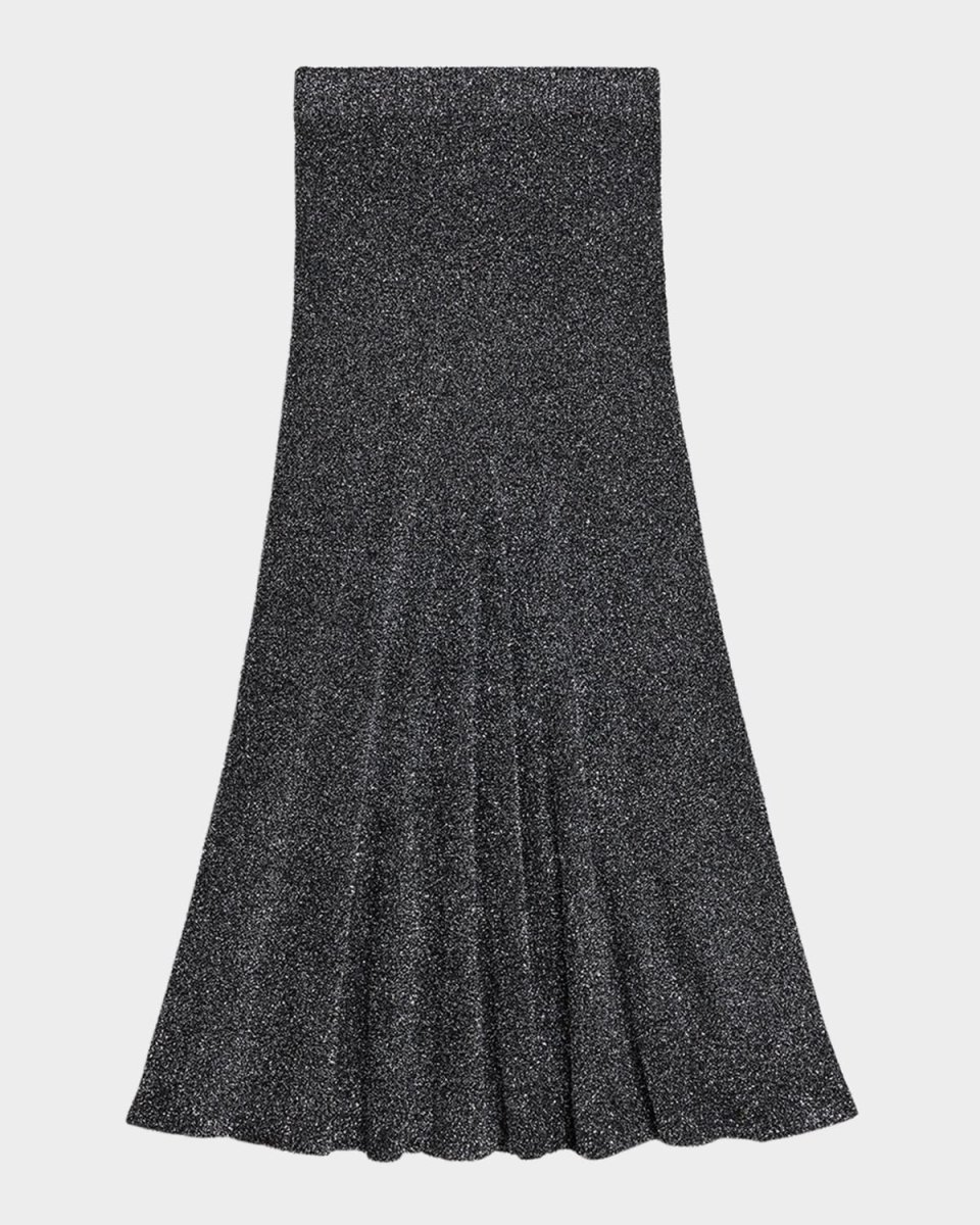 Sparkly Lurex Maxi Skirt